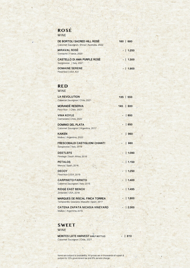 Maize Menu